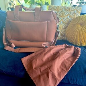 Monos Weekender Vegan Leather Bag, Mahogany